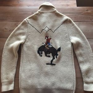 Miller Miller Cowichan Horse Cowboy Cardigan